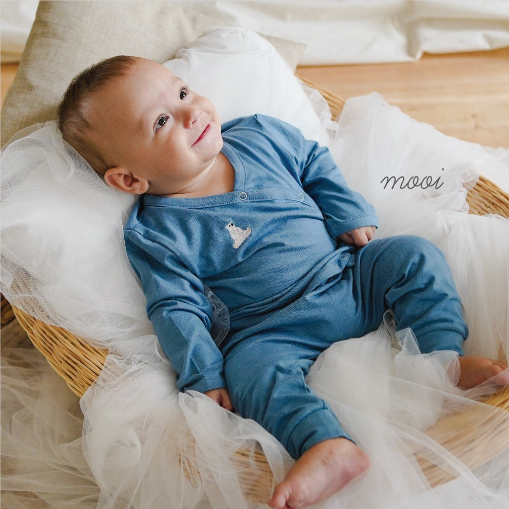Mooi Setelan Piyama Bayi Long Pajamas Set Kimono