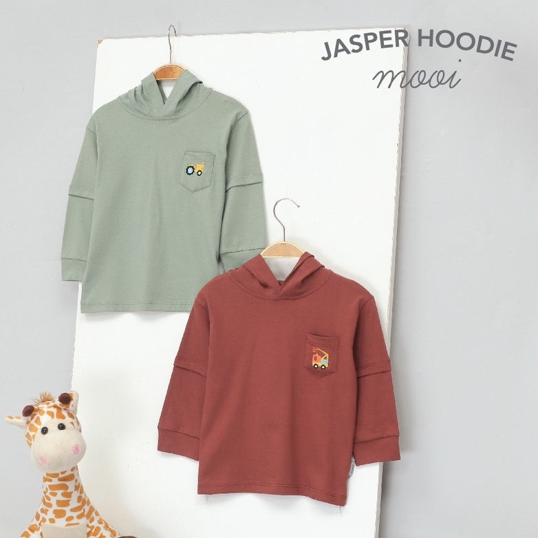 Mooi Atasan Hoodie Panjang Anak Jasper Hoodie