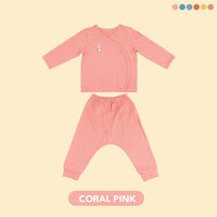 Mooi Setelan Piyama Bayi Long Pajamas Set Kimono