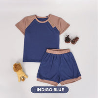 Mooi Setelan Anak Laki – Laki Rei Rib Button Set