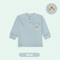 Mooi Sweater Anak Ara Pocket Waffle Top