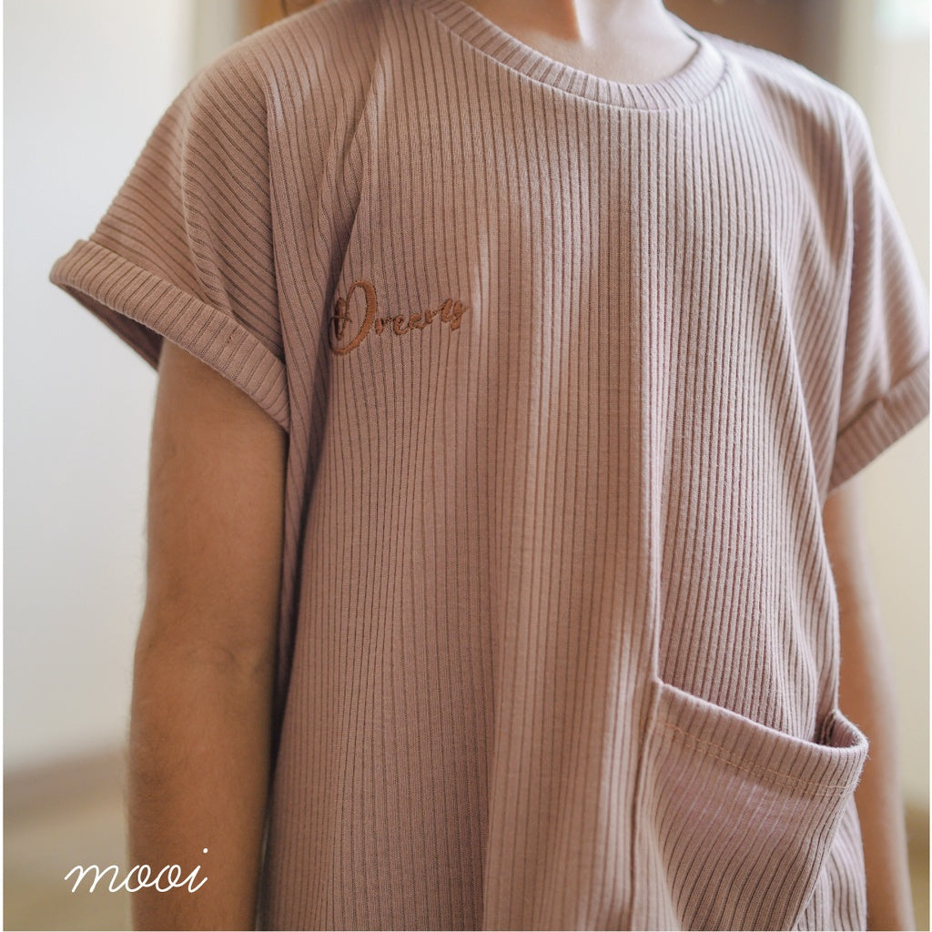Mooi Setelan Anak Unisex Sheo Rib Set