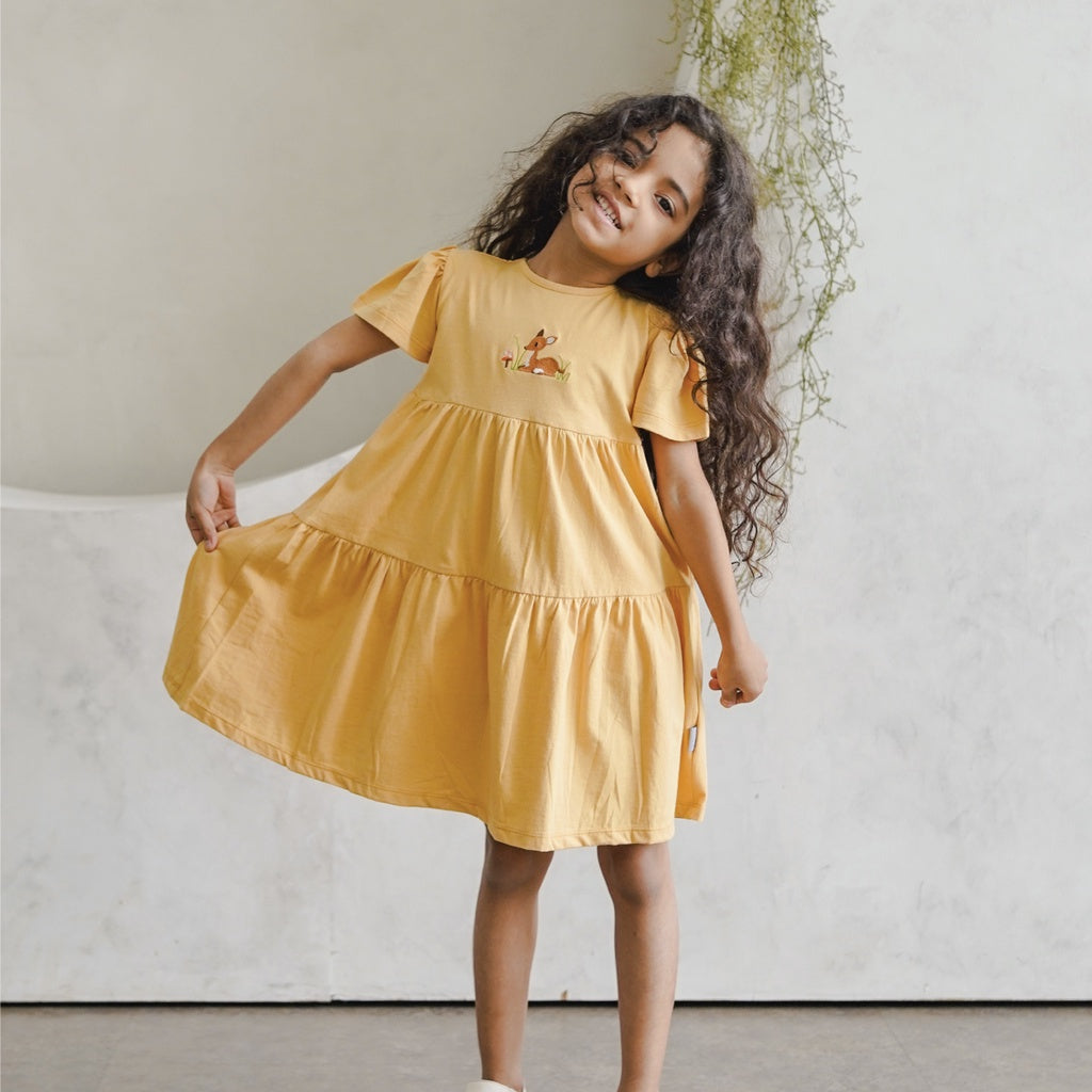 Mooi Dress Anak Perempuan Luna Layer Dress