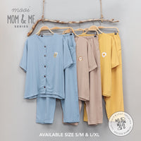 Mooi Piyama Wanita Basic Long Set Bamboo Viscose