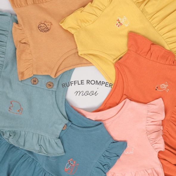 Mooi Ruffle Romper Baby Jumper Bayi