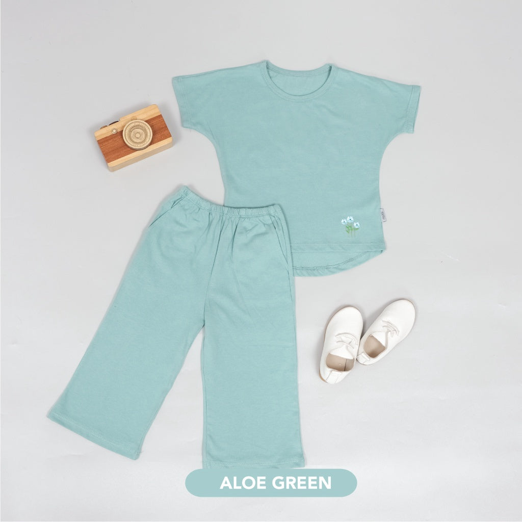 Mooi Setelan Anak Perempuan Kulot Alice Set V.1