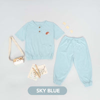 Mooi Setelan Anak Unisex Nava Button Set