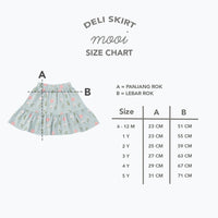 Mooi Rok Anak Perempuan Deli Skirt
