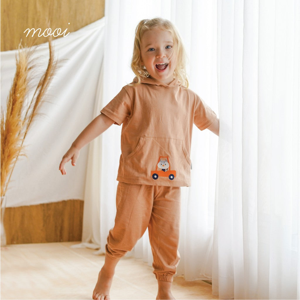 Mooi Setelan Anak Hoodie Unisex Hoodie Set