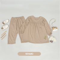 Mooi Setelan Anak Perempuan Zara Tunik Set