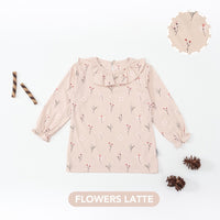 Mooi Atasan Anak Perempuan Erica Ruffle Blouse
