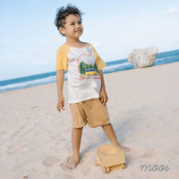 Mooi Setelan Anak Graphic Tee Set Adventure