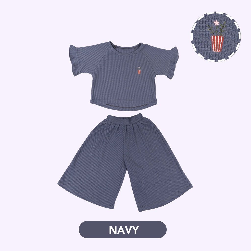 Mooi Setelan Anak Perempuan Noora Sleeve Ruffle Set