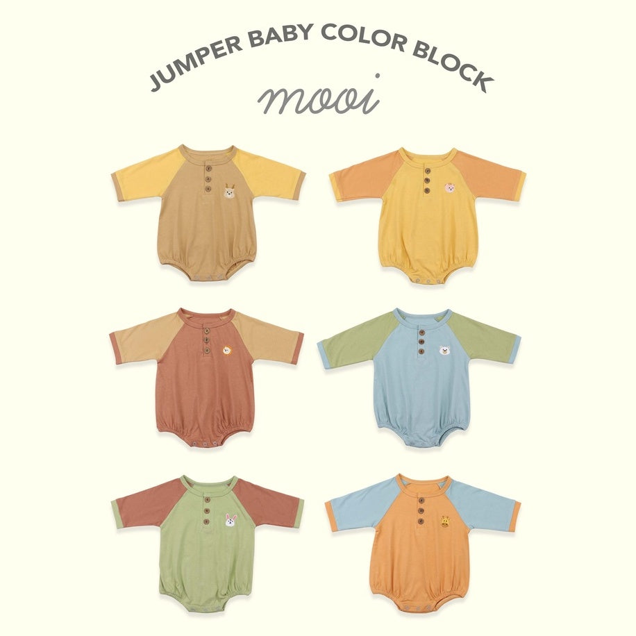 Mooi Baby Color Block Jumper Bayi