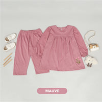 Mooi Setelan Anak Perempuan Zara Tunik Set