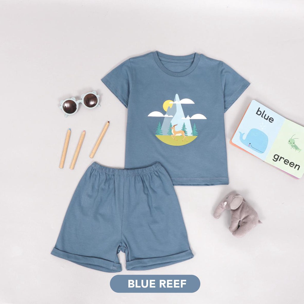 Mooi Setelan Anak Graphic Tee Set