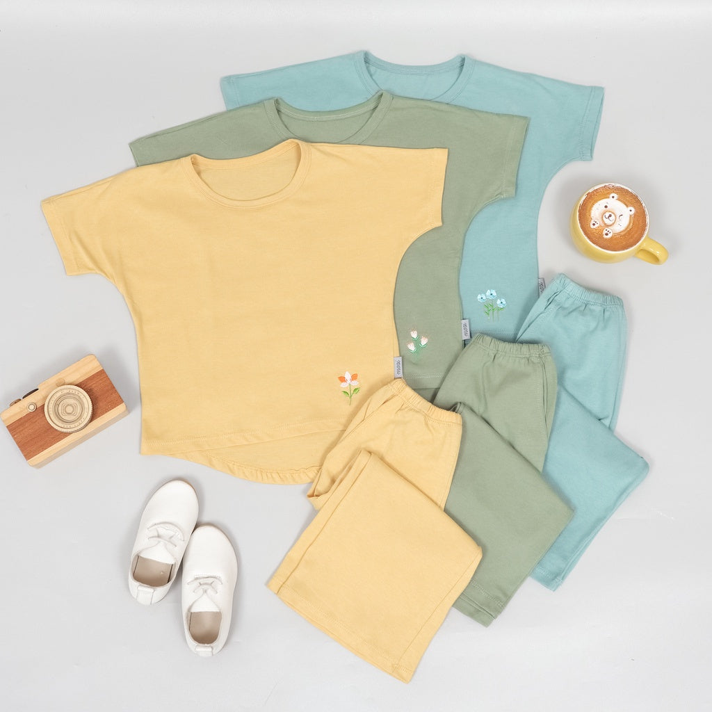 Mooi Setelan Anak Perempuan Kulot Alice Set V.1