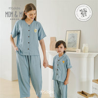 Mooi Piyama Wanita Basic Long Set Bamboo Viscose
