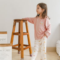 Mooi Baju Tidur Anak Piyama Anak Unisex Tencel Mochi Set