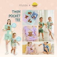 Mooi x Kellysco Twin Pocket Tee Dewasa (MOM)