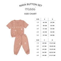 Mooi Setelan Anak Unisex Nava Button Set
