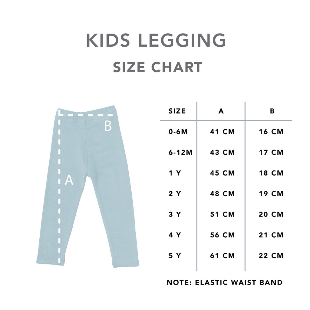 Mooi Legging Anak Polos Baby Legging