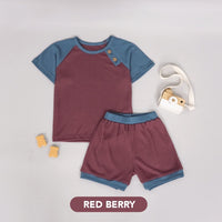 Mooi Setelan Anak Laki – Laki Rei Rib Button Set