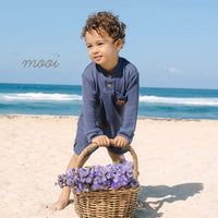 Mooi Sweater Anak Ara Pocket Waffle Top