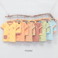 Mooi Setelan Bayi Zoey Button Set