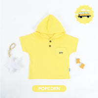 Mooi Atasan Hoodie Pendek Anak Kenzo Top