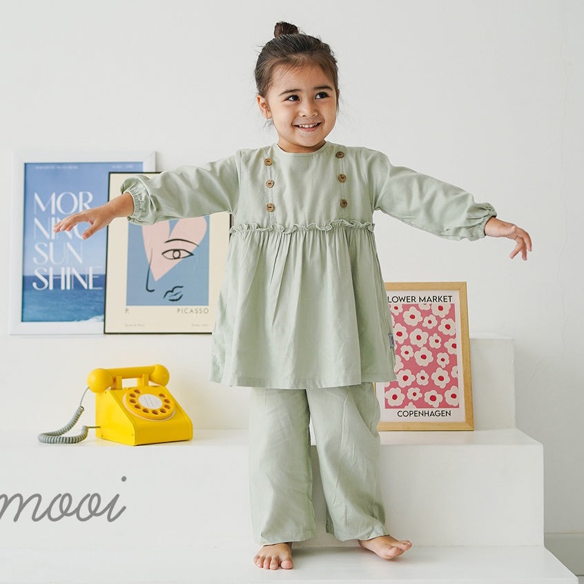 Mooi Setelan Anak Perempuan Syifa Tunik Set
