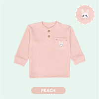 Mooi Sweater Anak Ara Pocket Waffle Top