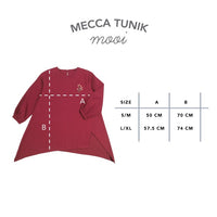 Mooi Tunik Wanita Atasan Wanita Mecca Tunik