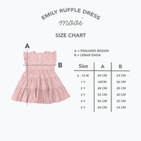 Mooi Dress Anak Perempuan Emily Ruffle Dress