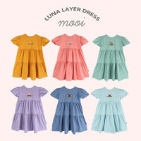 Mooi Dress Anak Perempuan Luna Layer Dress