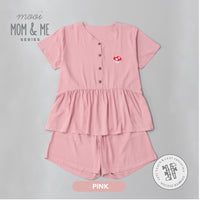 Mooi Piyama Wanita Peplum Set Bamboo Viscose