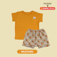Mooi x Khong Guan Setelan Anak Pocket Tee Set
