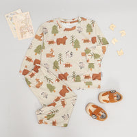 Mooi Printed Jogger Pants Celana Jogger Anak (WOODLANDS)