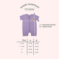 Mooi Short Sleepsuit Baby Jumper Bayi