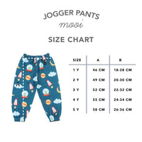 Mooi Printed Jogger Pants Celana Jogger Anak (SKY FOX)