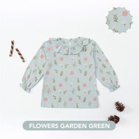 Mooi Atasan Anak Perempuan Erica Ruffle Blouse