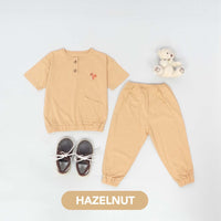 Mooi Setelan Anak Unisex Nava Button Set