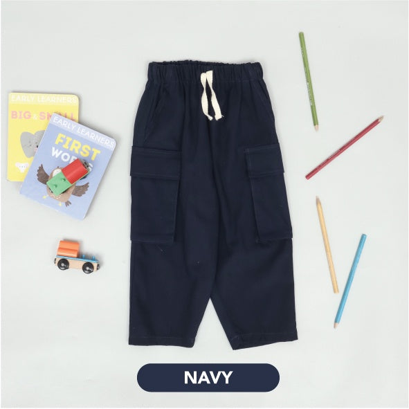 Mooi Celana Panjang Cargo Anak Laki-Laki Long Cargo Pants