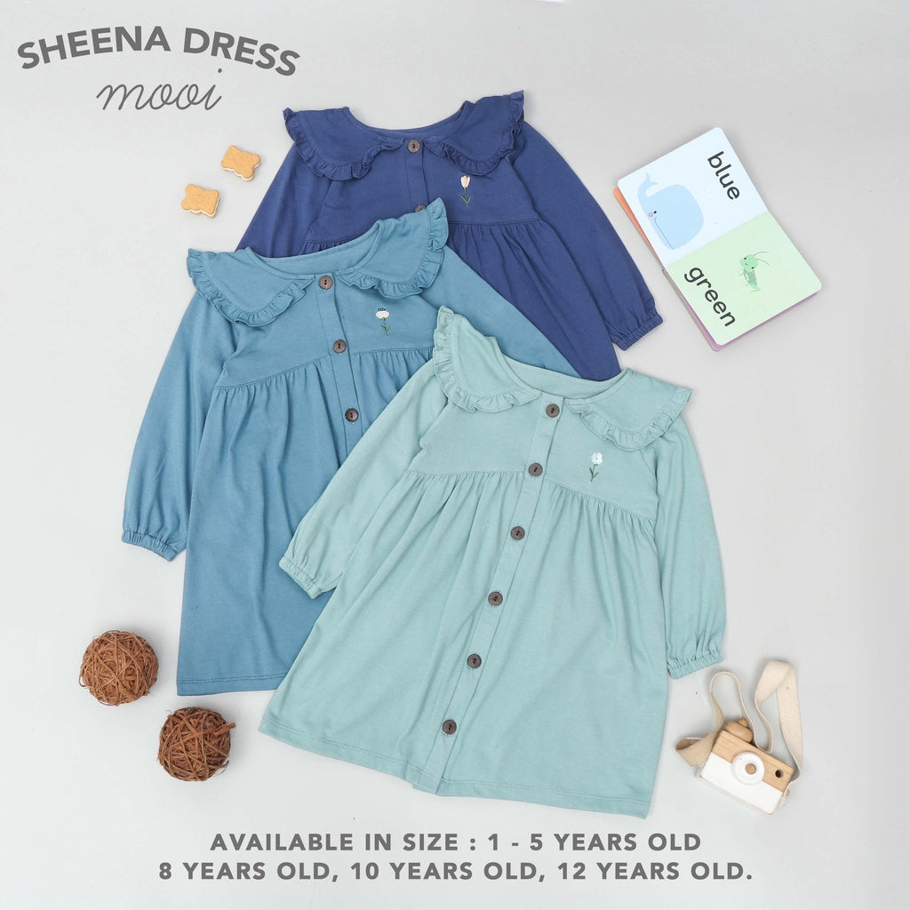 Mooi Dress Anak Perempuan Panjang Sheena Dress