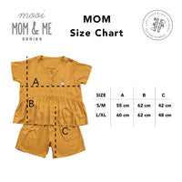 Mooi Piyama Wanita Peplum Set Bamboo Viscose