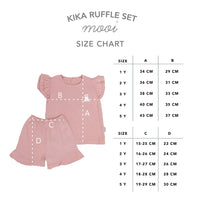 Mooi Setelan Anak Perempuan Kika Ruffle Set