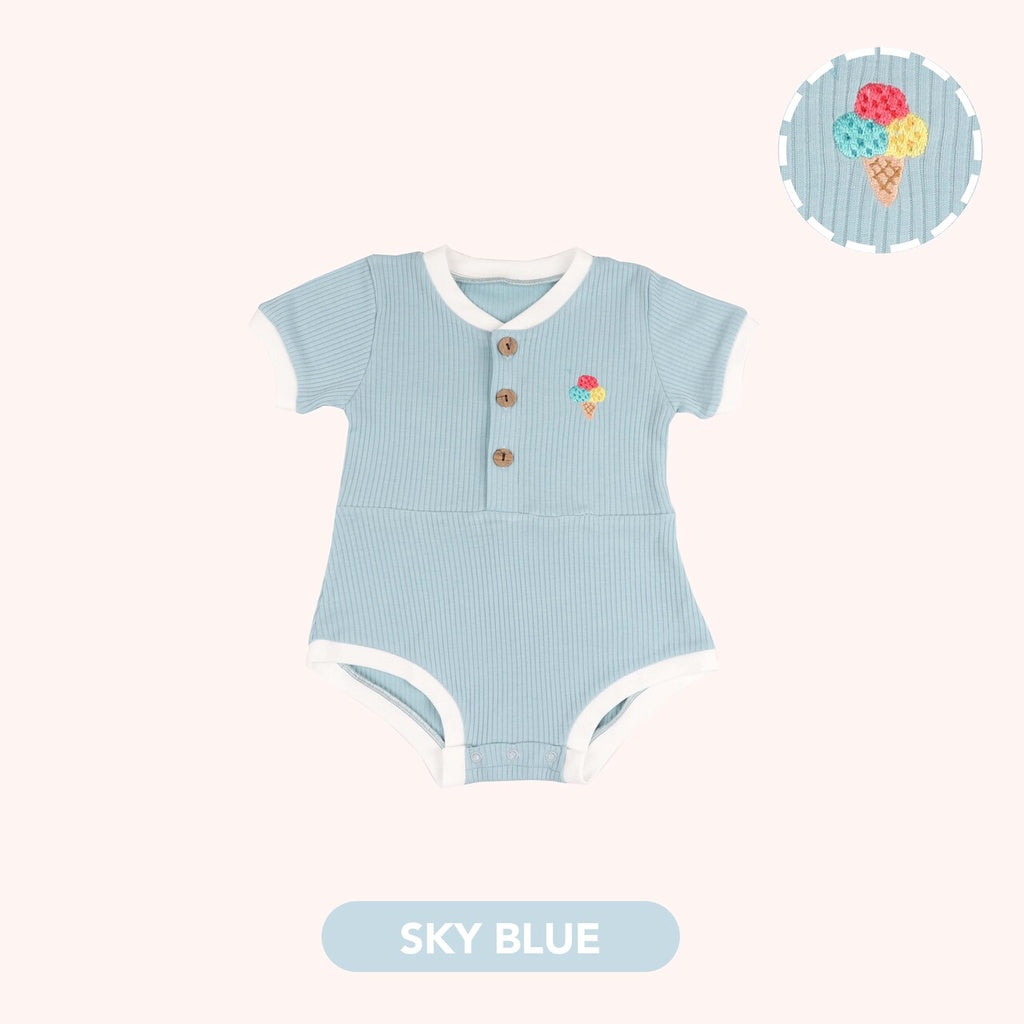 Mooi Jumper Bayi Lilo Rib Romper Baby