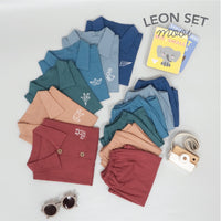 Mooi Setelan Anak Laki-laki Leon Set