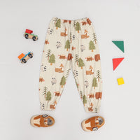 Mooi Printed Jogger Pants Celana Jogger Anak (WOODLANDS)