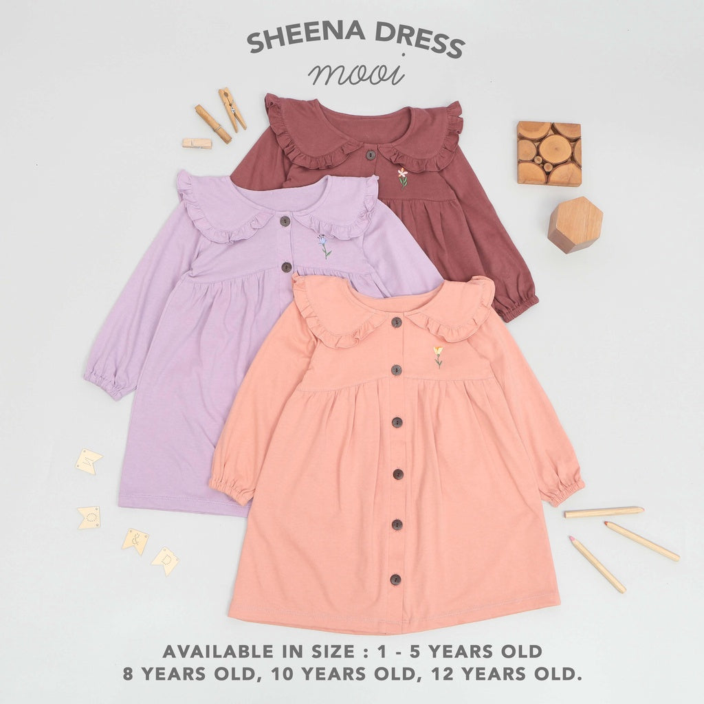 Mooi Dress Anak Perempuan Panjang Sheena Dress